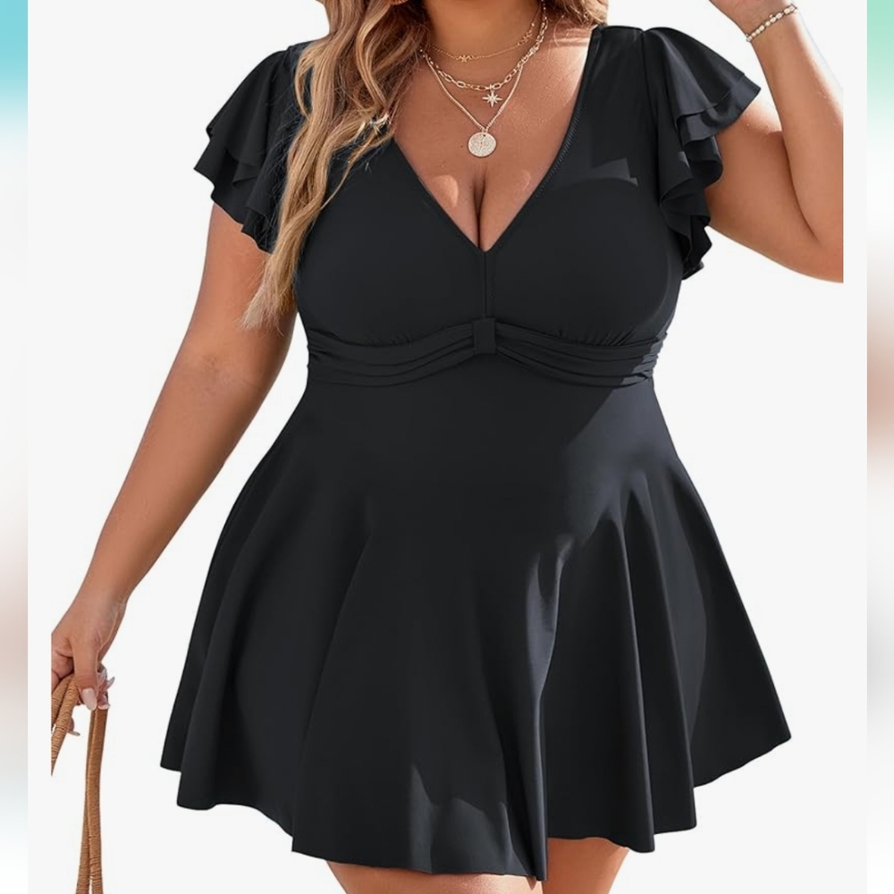 BLOOMING JELLY Ruffle Swimdress